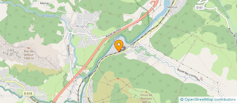 localisation de l'entreprise CUMA DU SEDOUR à ARIGNAC