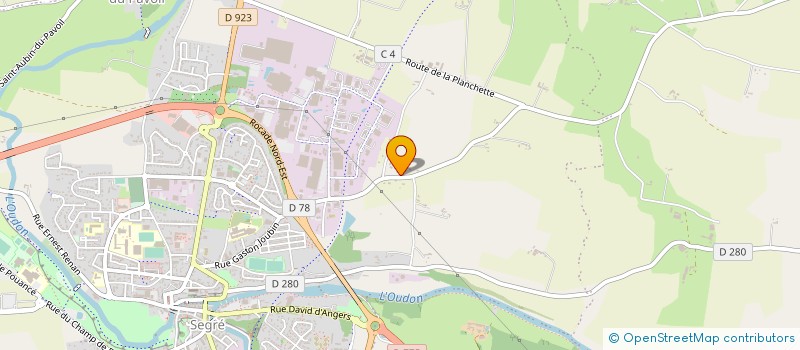 localisation de l'entreprise CUMA DU SEGREEN à SEGRE-EN-ANJOU BLEU