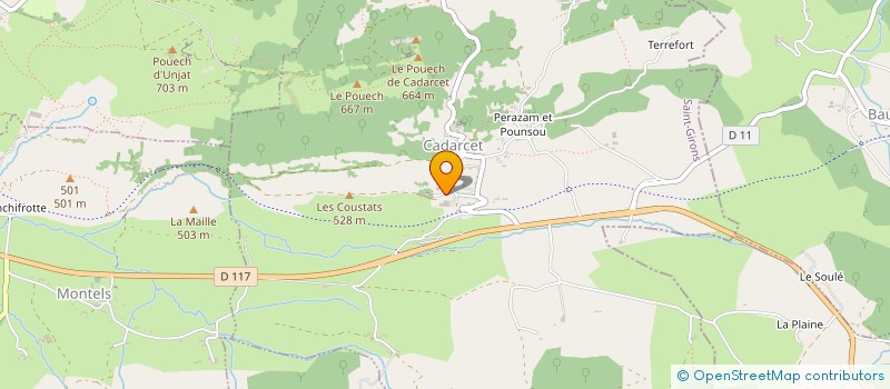 localisation de l'entreprise CUMA DU SEROUNNAIS à LA BASTIDE-DE-SEROU
