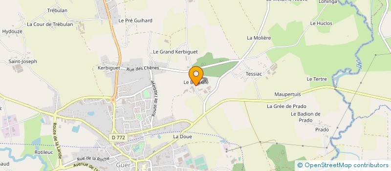 localisation de l'entreprise CUMA DU SILLON à GUER