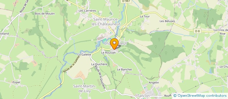 localisation de l'entreprise CUMA DU SORNIN  SAINT-MAURICE-LES-CHATEAUNEUF