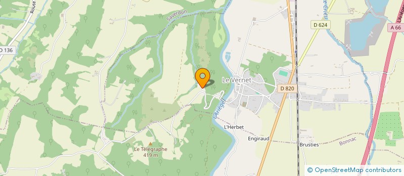 localisation de l'entreprise CUMA DU TELEGRAPHE à LE VERNET