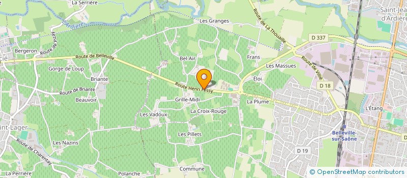 localisation de l'entreprise CUMA DU TIRE BOUCHON à BELLEVILLE-EN-BEAUJOLAIS