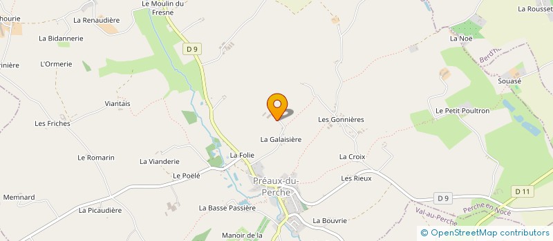localisation de l'entreprise CUMA DU VAL DE L'HUISNE à PERCHE-EN-NOCE