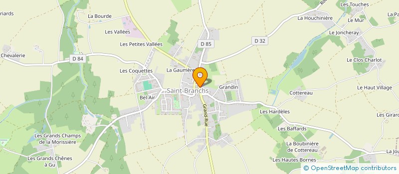 localisation de l'entreprise CUMA DU VAL DE L INDRE  SAINT-BRANCHS