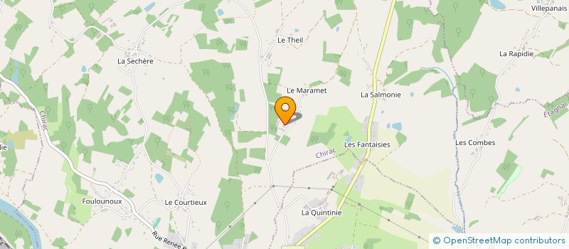 localisation de l'entreprise CUMA DU VAL DE VIENNE à CHIRAC