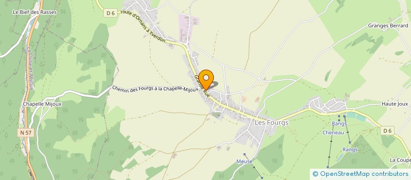 localisation de l'entreprise CUMA DU VAL DU DRUGEON  SAINTE-COLOMBE