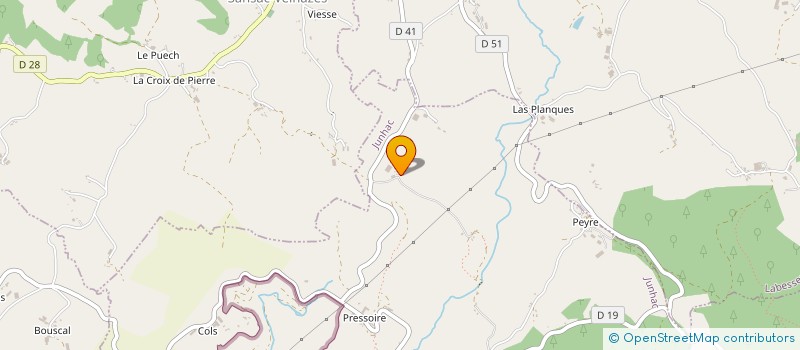 localisation de l'entreprise CUMA DU VEINAZES à JUNHAC