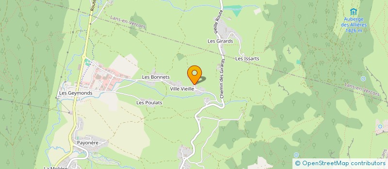 localisation de l'entreprise CUMA DU VERCORS à VILLARD-DE-LANS