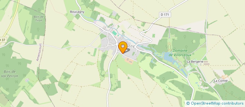 localisation de l'entreprise CUMA DU VEXIN BOSSU à CHAUSSY