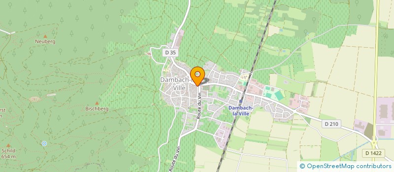 localisation de l'entreprise CUMA DU WASEN  DAMBACH-LA-VILLE