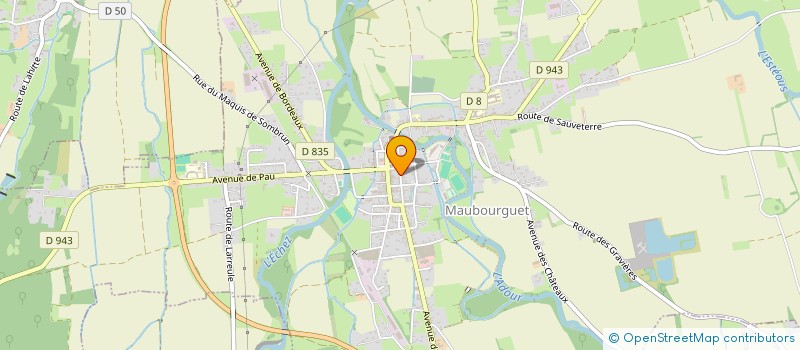 localisation de l'entreprise CUMA ENGRAIS VRAC ADOUR à MAUBOURGUET