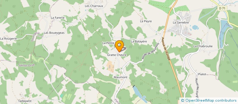 localisation de l'entreprise CUMA ENSILAGE DE HAUTEFORT à HAUTEFORT