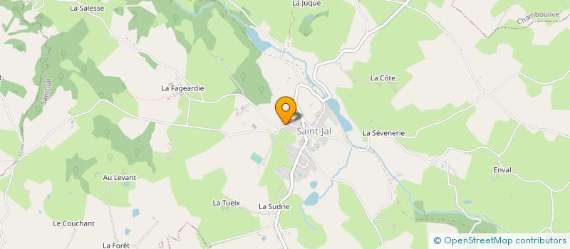 localisation de l'entreprise CUMA ENTRAIDE DE ST JAL  SAINT-JAL