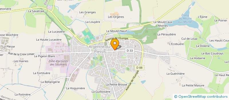 localisation de l'entreprise CUMA EQUI TOP à ARGENTRE-DU-PLESSIS