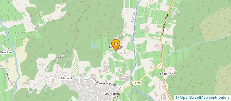 localisation de l'entreprise CUMA EQUICOMPOST SUD VAR  LA CRAU