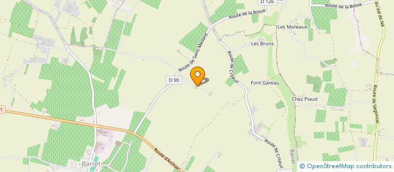 localisation de l'entreprise CUMA ESAB à BARRET