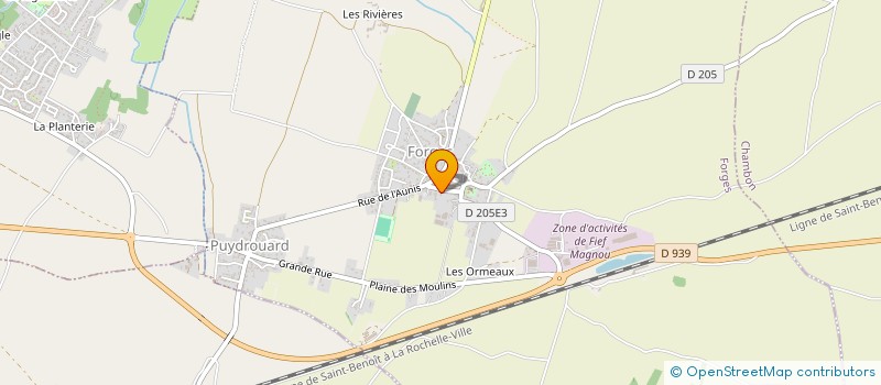 localisation de l'entreprise CUMA FLASSAY  LE THOU