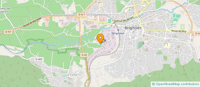localisation de l'entreprise CUMA FONTVIELLE à BRIGNOLES