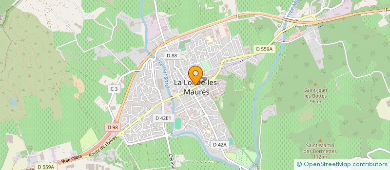 localisation de l'entreprise CUMA FORESTIERE VAR à LA LONDE-LES-MAURES