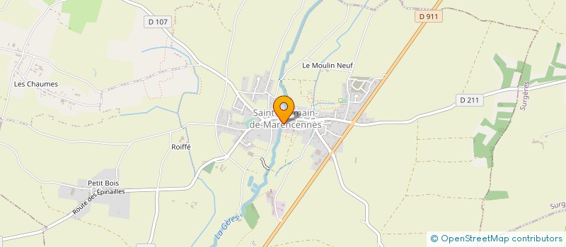localisation de l'entreprise CUMA FOURRAGERE SAINT BREUIL à BREUIL-LA-REORTE