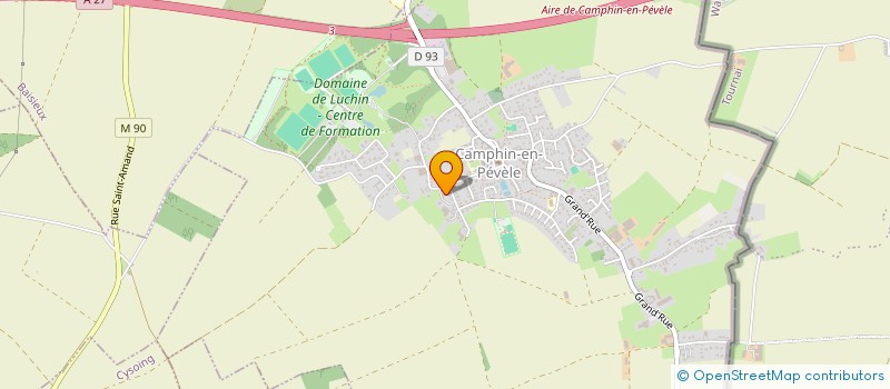 localisation de l'entreprise CUMA FRAISE DES QUATRE CANTONS à CAMPHIN-EN-PEVELE