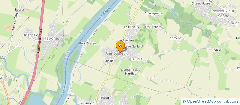 localisation de l'entreprise CUMA GENOUILLEUX  GENOUILLEUX