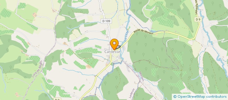 localisation de l'entreprise CUMA HAUT-LUZOUE  CARDESSE