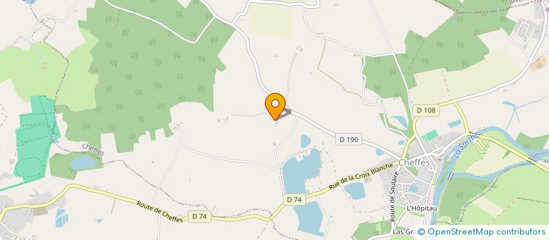 localisation de l'entreprise CUMA HORTICOLE DE CHEFFES SUR SARTHE à CHEFFES