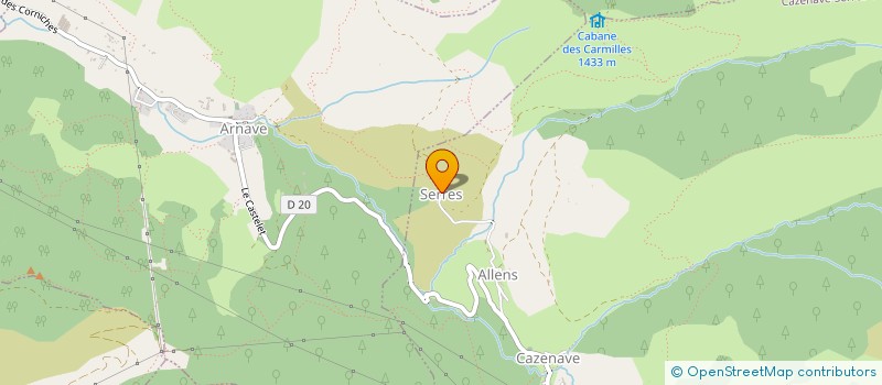 localisation de l'entreprise CUMA HORTICOLE DU VAL D'ARIEGE à ARNAVE