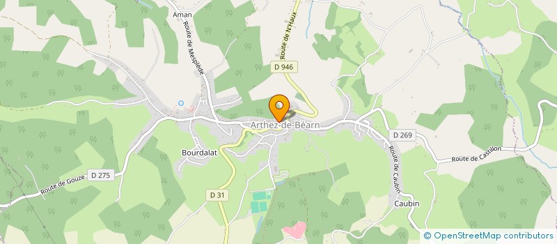 localisation de l'entreprise CUMA INTERCOMMUNALE DU GROUPEMENT D'ARTHEZ à ARTHEZ-DE-BEARN