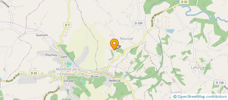 localisation de l'entreprise CUMA IRRIGATION DE LA TOUDEILLE  GAMARDE-LES-BAINS