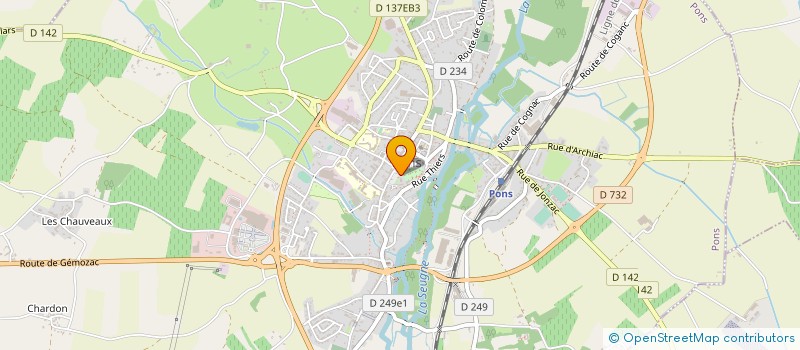 localisation de l'entreprise CUMA JOLI GRAIN PONTOIS à PONS