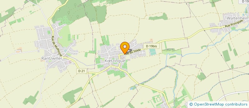 localisation de l'entreprise CUMA KOETZINGUE  KTZINGUE