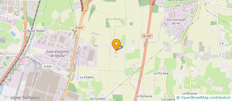 localisation de l'entreprise CUMA L'ENTRAIDE DE LA SEICHE à NOYAL-CHATILLON-SUR-SEICHE