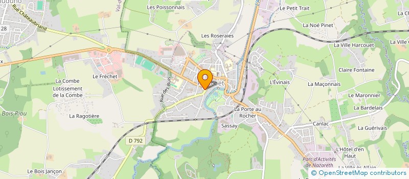 localisation de l'entreprise CUMA L ENTRAIDE DU GUE BRIAND  PLUDUNO