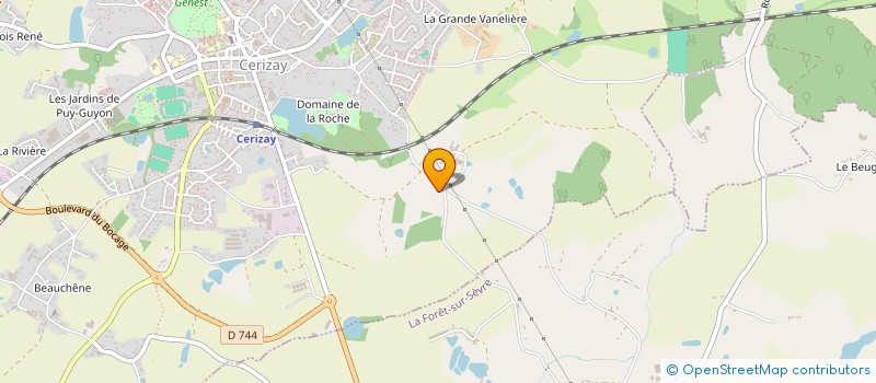 localisation de l'entreprise CUMA L ESPERANCE DE CERIZAY  CERIZAY