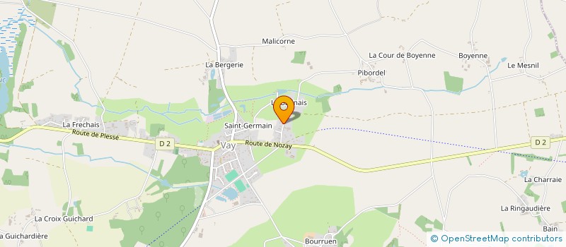 localisation de l'entreprise CUMA L ESPOIR  VAY