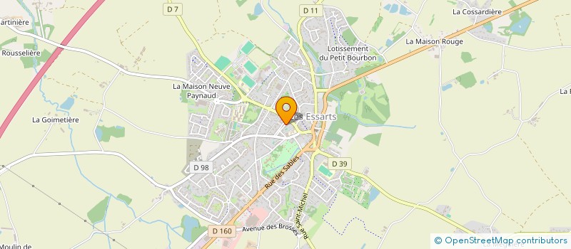 localisation de l'entreprise CUMA L'ESSARTAISE à ESSARTS-EN-BOCAGE