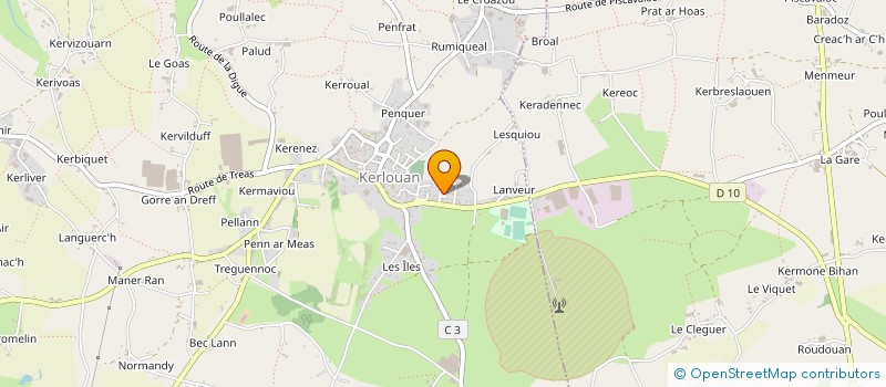 localisation de l'entreprise CUMA L HERMINE à KERLOUAN