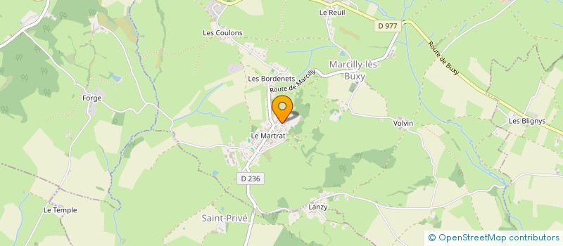 localisation de l'entreprise CUMA L HIRONDELLE à MARCILLY-LES-BUXY