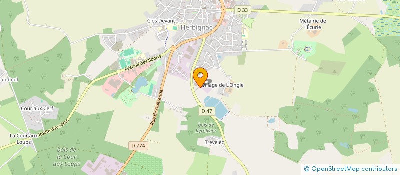 localisation de l'entreprise CUMA L'INTERET COLLECTIF à HERBIGNAC