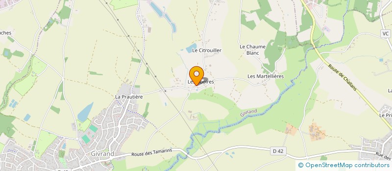 localisation de l'entreprise CUMA L'OCEANE à GIVRAND