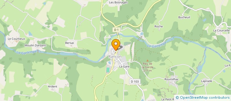 localisation de l'entreprise CUMA LA BALLEDENCHONNE à BALLEDENT