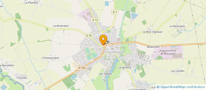 localisation de l'entreprise CUMA LA BARONDE à VIEILLEVIGNE