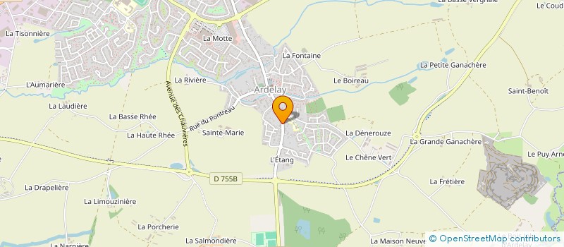localisation de l'entreprise CUMA LA BELLE ETOILE à LES HERBIERS