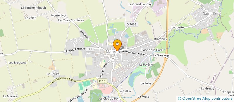 localisation de l'entreprise CUMA LA BRUXELLOISE  MAURON