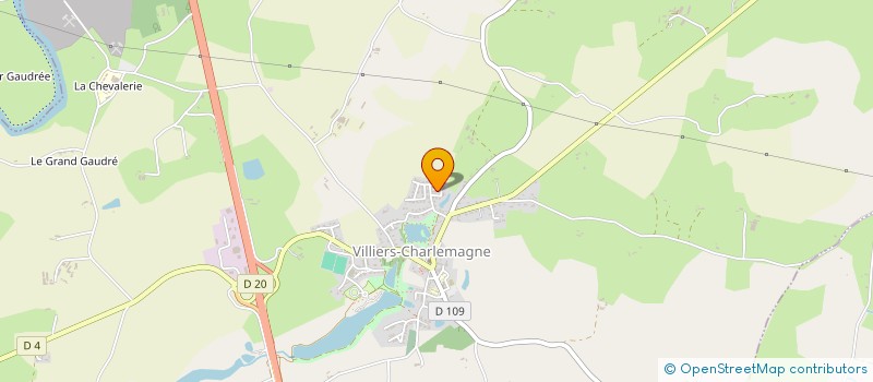 localisation de l'entreprise CUMA LA CAPCISM  VILLIERS-CHARLEMAGNE