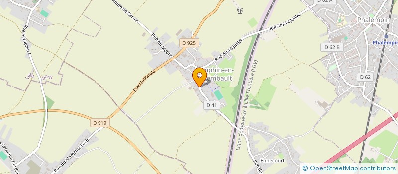 localisation de l'entreprise CUMA LA CARVINOISE  CAMPHIN-EN-CAREMBAULT