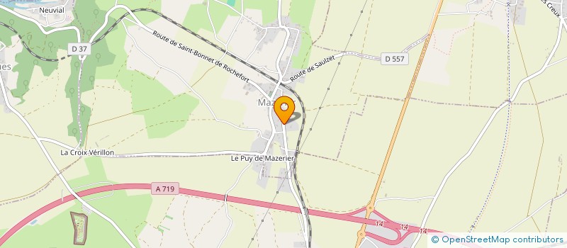 localisation de l'entreprise CUMA LA CHAMPAGNE D ARCON à SAINT-BONNET-DE-ROCHEFORT